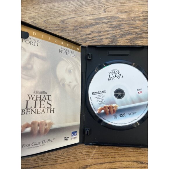 What Lies Beneath 2000 DVD Thriller Harrison Ford Michelle Pfeiffer Pre-Owned - Picture 3 of 4